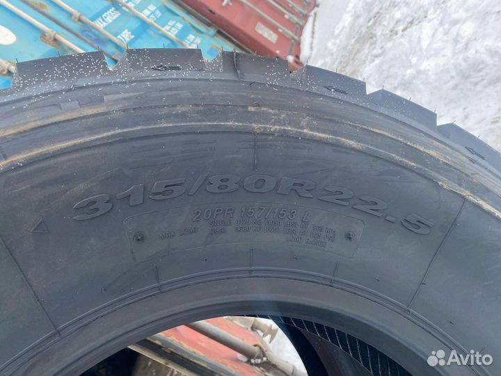 Шина 315/80R22.5 рулевая Duran YT903
