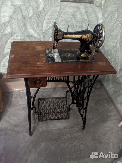 Singer Ножная Швейная Машинка 1905г