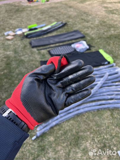 Батут для дачи с сеткой