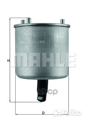 Фильтр топливный KL788 Mahle/Knecht