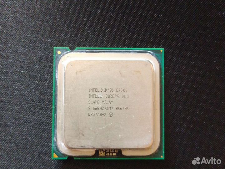 Процессор Intel Core 2 duo E7300 2.66 GHz