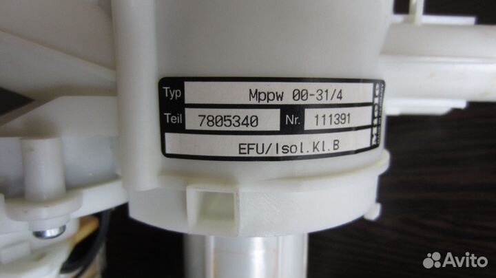 Насос для посудомоечной машины miele 10397271