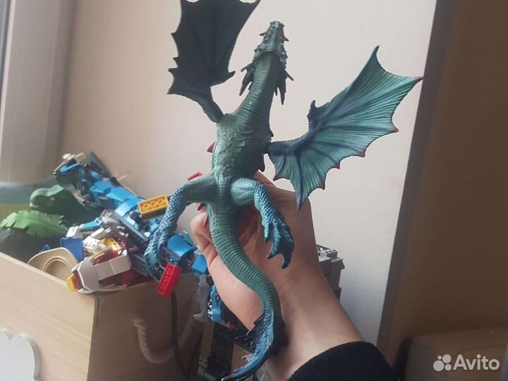 Игрушка дракона schleich Б У