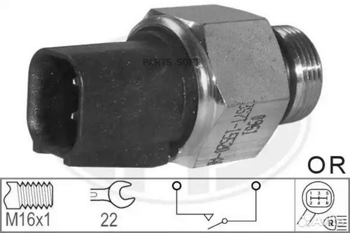 ERA 330580 Датчик, включение заднего хода ford foc