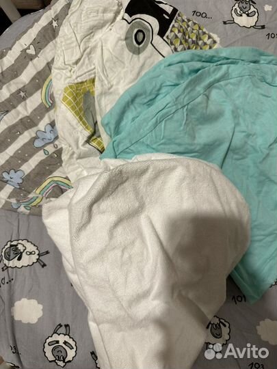 Наматрасник + простыни для круглого матраса