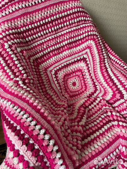 Плед ручная работа новый