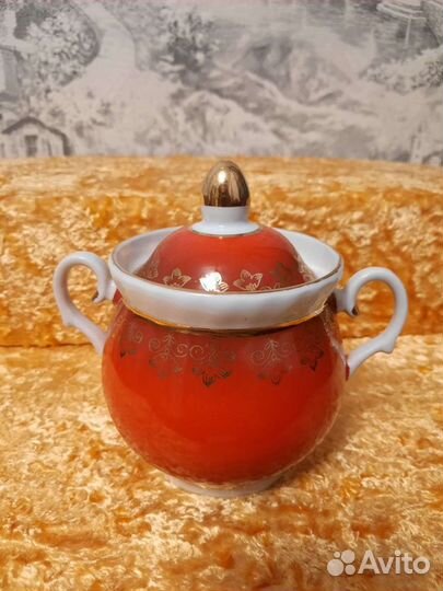 Чайный сервиз,чайные пары,молочник(Барановка)