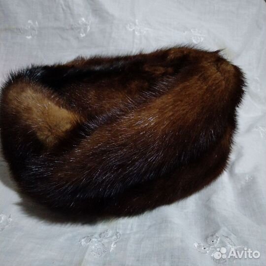 Норковая шапка женская -таблетка