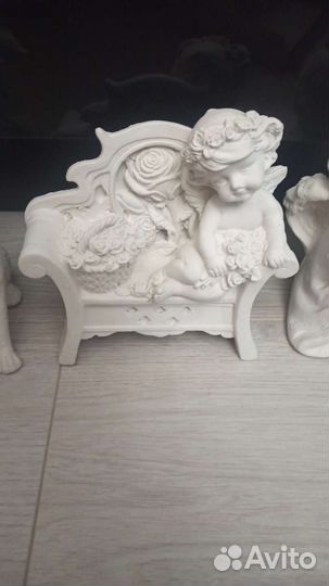 Фигурка ангел из гипса