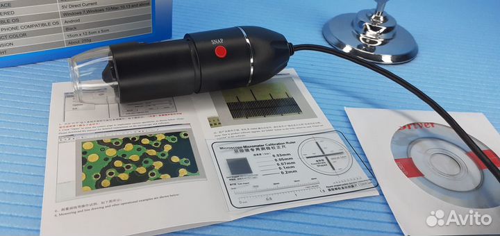 Электронный микроскоп Орбита 500крат USB