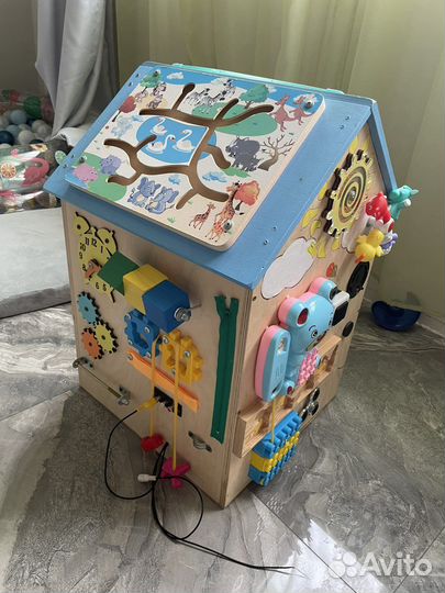 Бизиборд домик большой (бизидом)