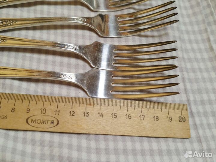 Вилка мельхиор Пламя мнц