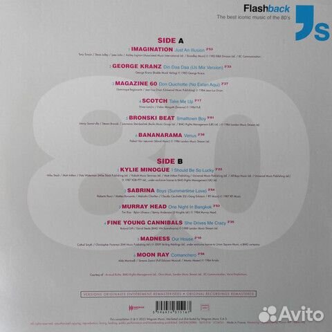 Сборник / Flashback 80's (The Best Iconic Music Of