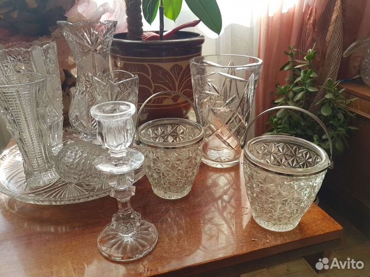 Ваза для цветов богемия;свадебные фужеры