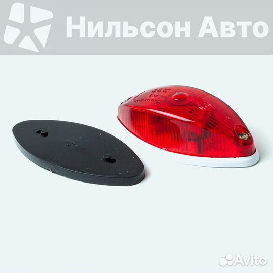 Габарит на будку LED красный, евросвет