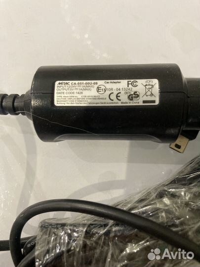 Адаптер зарядник автомобильный miniUSB