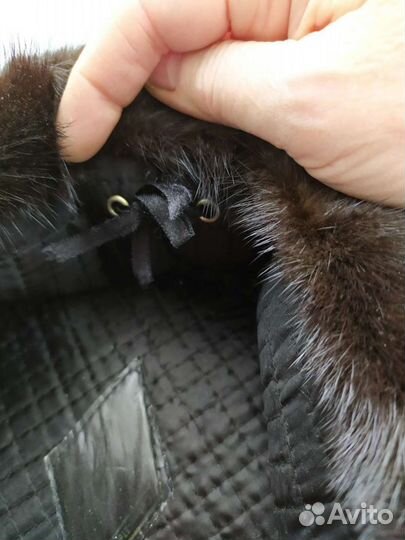 Новая норковая полноценная шапка- ушанка мужская