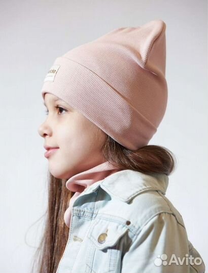 Шапка со снудом 46-50р