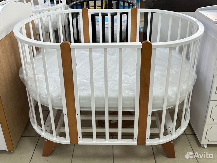 Кровать трансформер с маятником + 2 матраса