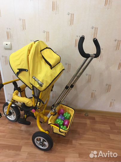 Детский велосипед safari Trike 3, желтый