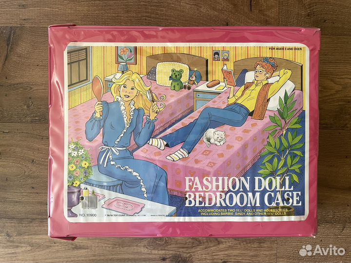Кейс дом чемодан Barbie fashion doll bedroom case