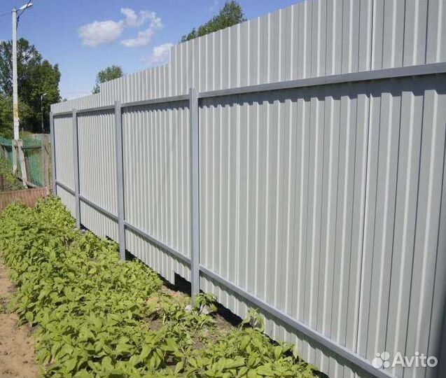 Забор из профнастила