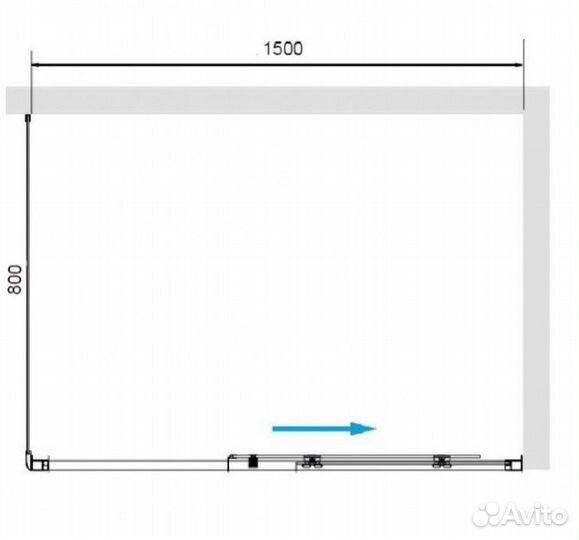 Душевой уголок RGW Passage PA-177B 150x80