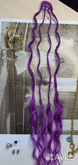 Афрорезинки, косички на резинке