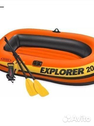 Детская Надувная лодка двухместная 185х84х41