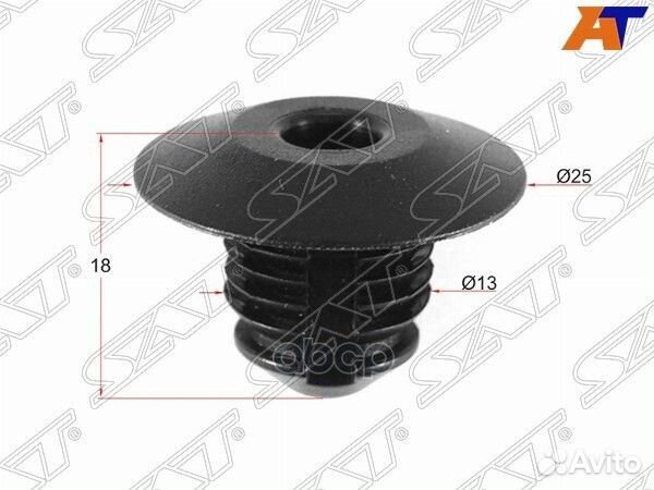 Клипса защиты бампера GM (1 шт.) ST-M10909 Sat