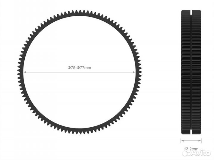 Кольцо зубчатое для фокусировки