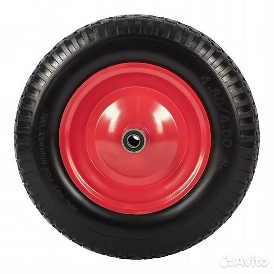 Колесо для тачек цельнолитое