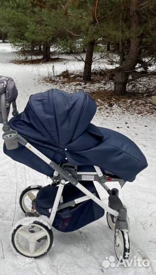 Коляска 2 в 1 adamex reggio