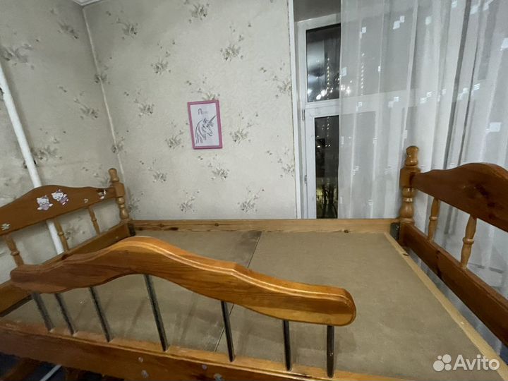 Двухярусная кровать с матрасом бу