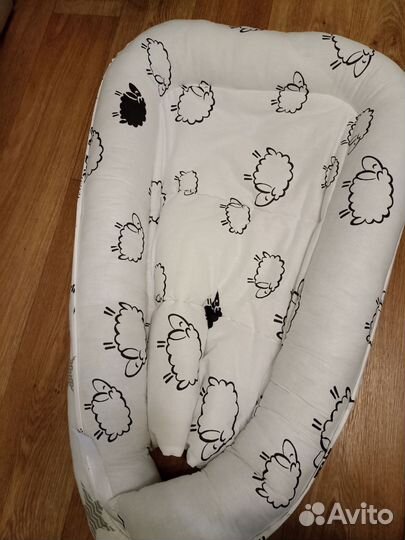 Кокон гнездышко, бортики в кроватку, постельное