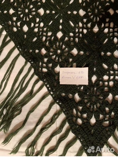 Шаль шерстяная и платки хб СССР