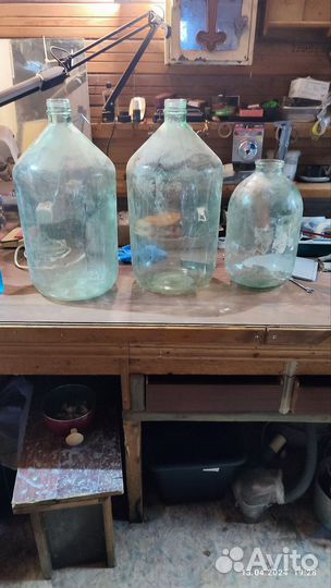 Бутыль стеклянная 20 литров