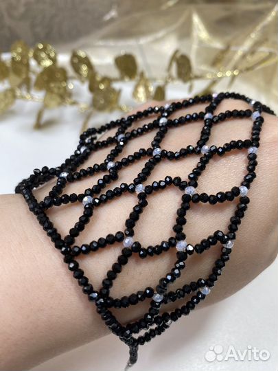 Слейв браслет черная