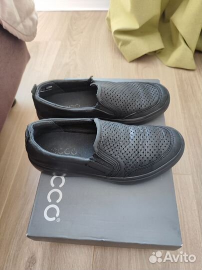 Туфли мокасины ecco на мальчика р.35