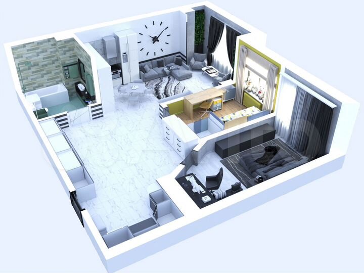 3-к. квартира, 82,3 м², 20/23 эт.