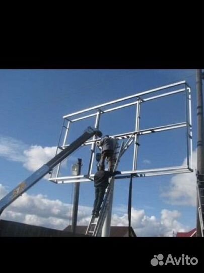 Монтаж, демонтаж рекламы, повесить, снять вывеску