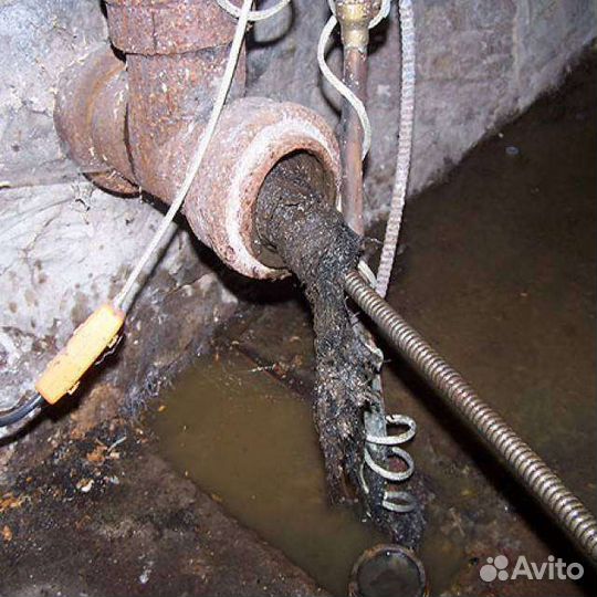 Прочистка канализации устранение засоров