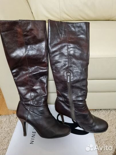 Сапоги женские натуральная кожа 38 размер