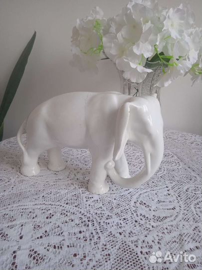 Слон фарфор 1950е годы