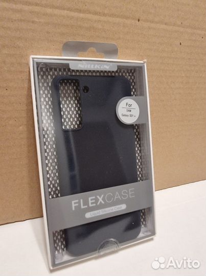 Чехол Nillkin FlexCase Blue для Samsung S21 Plus