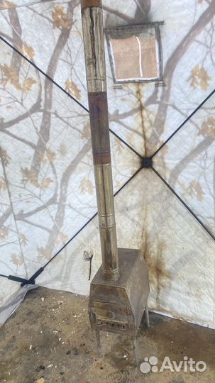 Печь и палатка