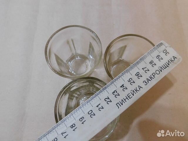 3 старинные трактирные стопки ри 100 гр,клеймо