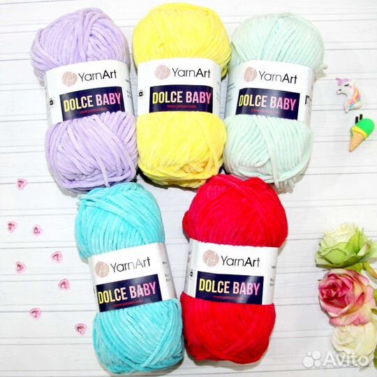 Пряжа Yarnart Dolce/Dolce Baby