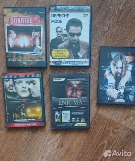 DVD концерты Mylen Farmer,Enigma,Depeche Mode