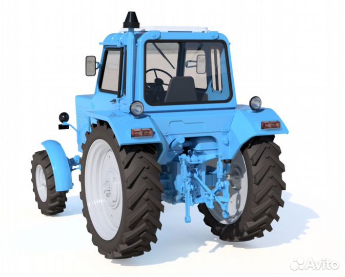 Трактор мтз-80/82 сборная модель 1/35